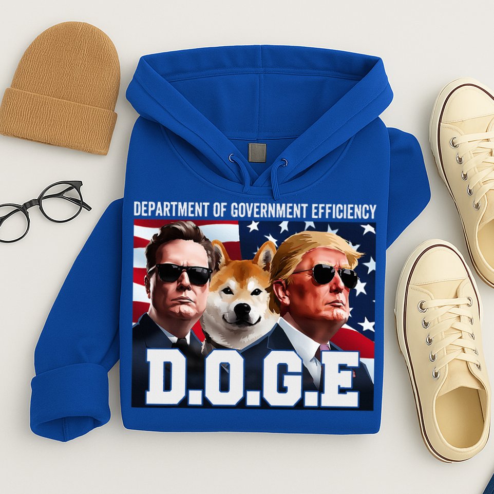D.O.G.E Doge Department Of Government Efficiency Hoodie