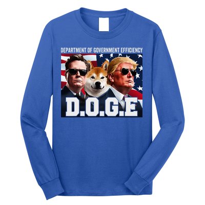 D.O.G.E Doge Department Of Government Efficiency Long Sleeve Shirt