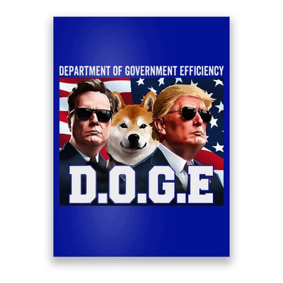 D.O.G.E Doge Department Of Government Efficiency Poster