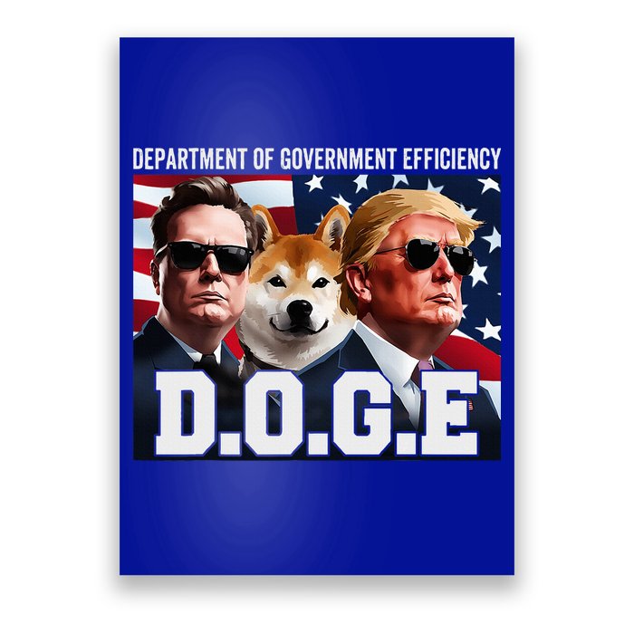 D.O.G.E Doge Department Of Government Efficiency Poster