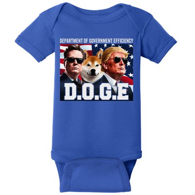 D.O.G.E Doge Department Of Government Efficiency Baby Bodysuit