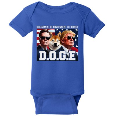 D.O.G.E Doge Department Of Government Efficiency Baby Bodysuit