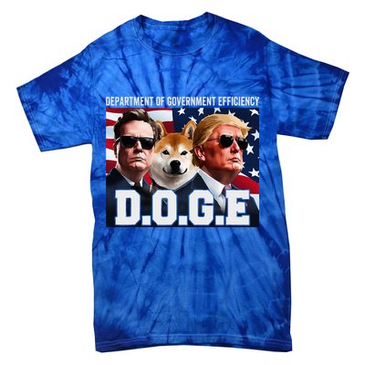 D.O.G.E Doge Department Of Government Efficiency Tie-Dye T-Shirt