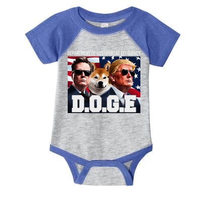 D.O.G.E Doge Department Of Government Efficiency Infant Baby Jersey Bodysuit