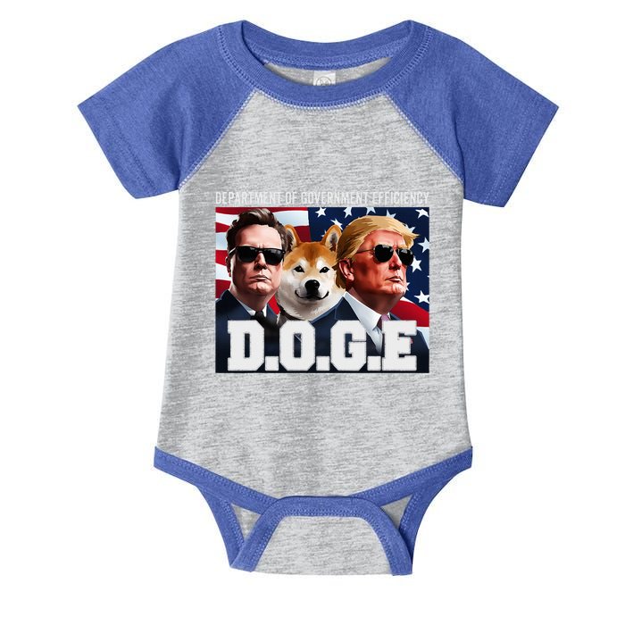 D.O.G.E Doge Department Of Government Efficiency Infant Baby Jersey Bodysuit