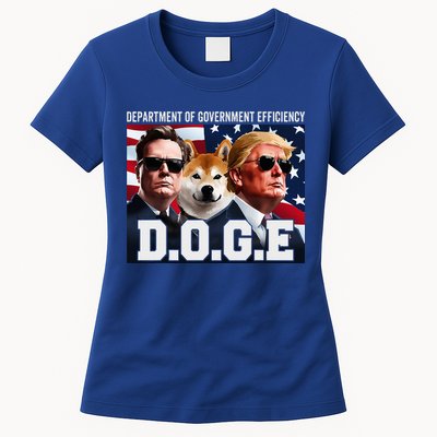 D.O.G.E Doge Department Of Government Efficiency Womens T-Shirt