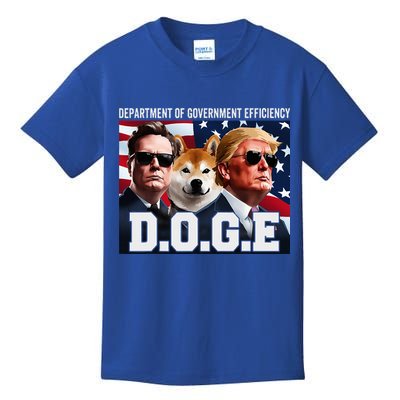 D.O.G.E Doge Department Of Government Efficiency Kids T-Shirt