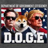D.O.G.E Doge Department Of Government Efficiency Vector Backpack