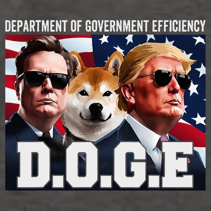 D.O.G.E Doge Department Of Government Efficiency Vector Backpack