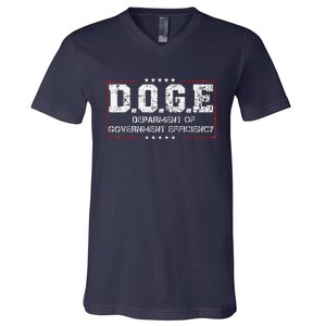 D.O.G.E. Doge Department Of Government Efficiency V-Neck T-Shirt