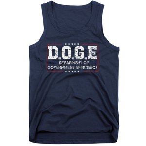 D.O.G.E. Doge Department Of Government Efficiency Tank Top