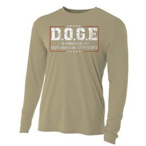 D.O.G.E. Doge Department Of Government Efficiency Cooling Performance Long Sleeve Crew