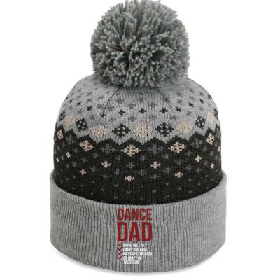 Dance Dad Dancing Dad Of A Dancer Father Gift The Baniff Cuffed Pom Beanie