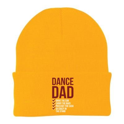 Dance Dad Dancing Dad Of A Dancer Father Gift Knit Cap Winter Beanie