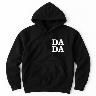 Da Da Dad Pocket Logo Fathers Day Hoodie