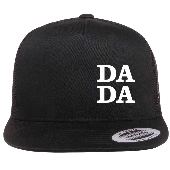 Da Da Dad Pocket Logo Fathers Day Flatbill Hat