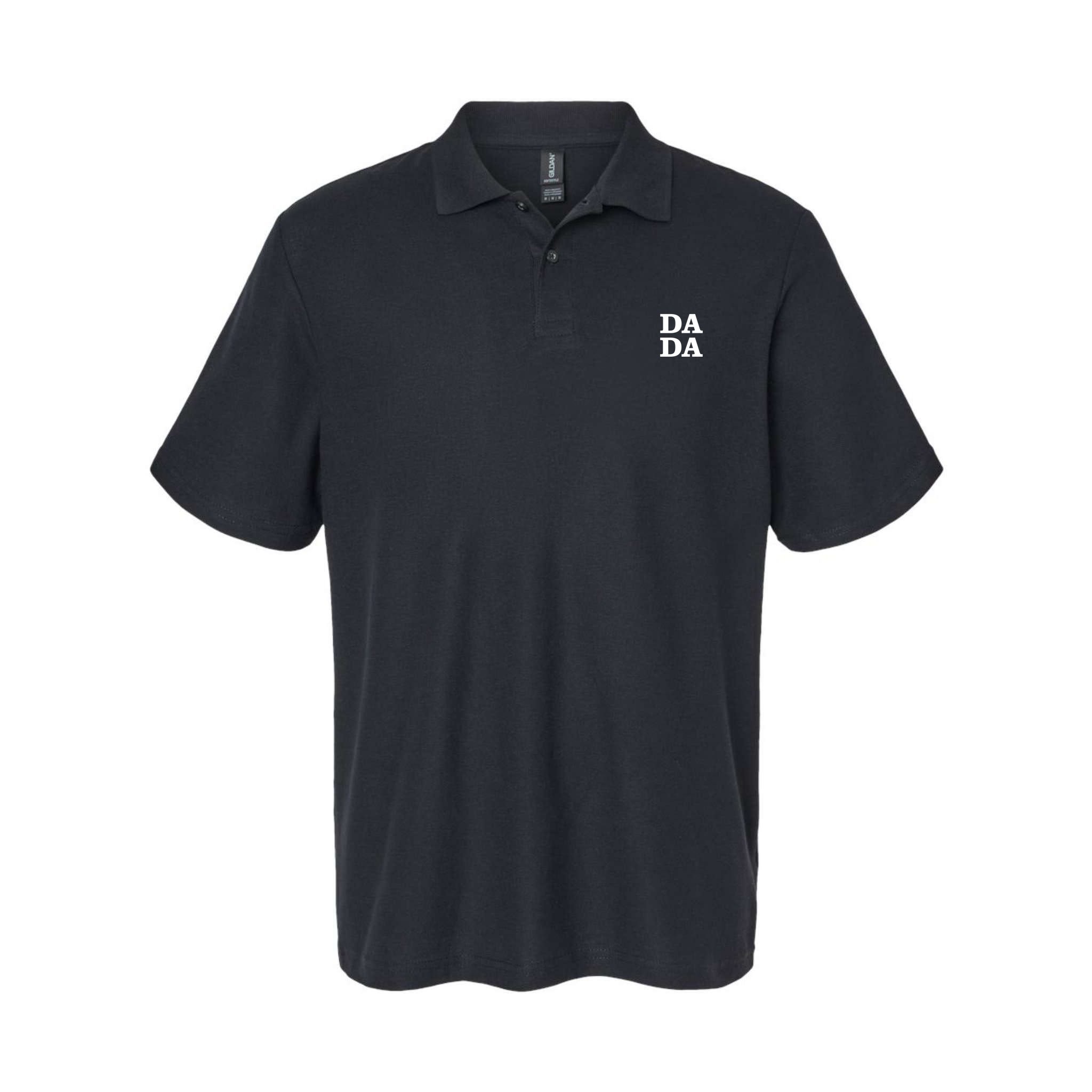 Da Da Dad Pocket Logo Fathers Day Polo