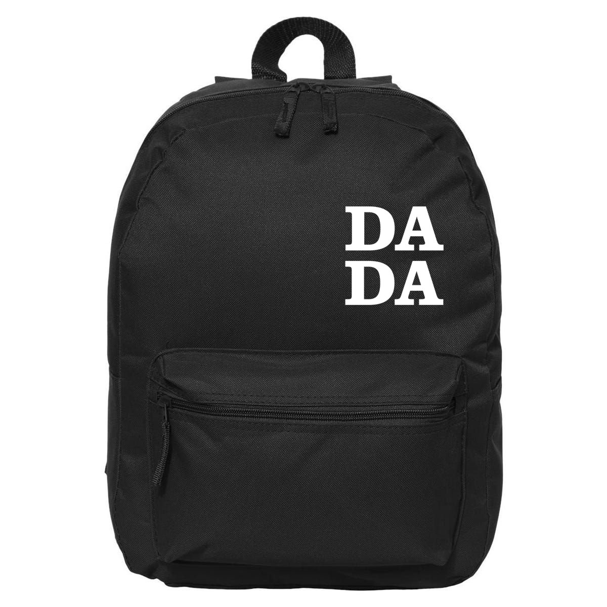 Da Da Dad Pocket Logo Fathers Day 16 in Basic Backpack