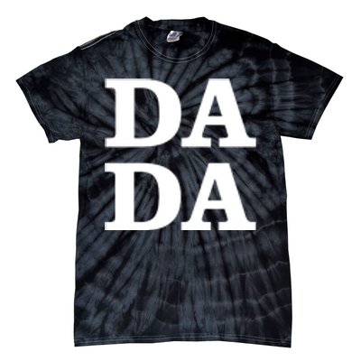 Da Da Dad Pocket Logo Fathers Day Tie-Dye T-Shirt