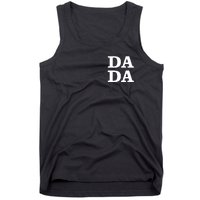 Da Da Dad Pocket Logo Fathers Day Tank Top