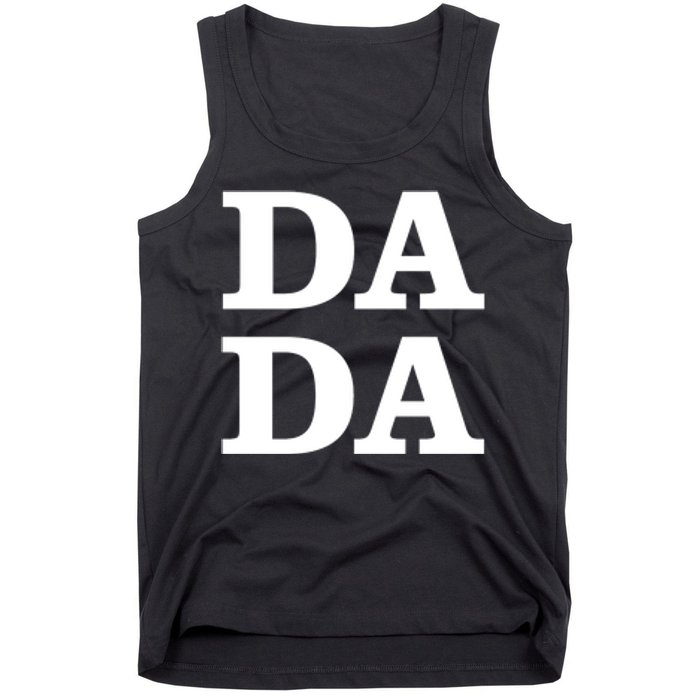 Da Da Dad Pocket Logo Fathers Day Tank Top