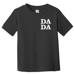 Da Da Dad Pocket Logo Fathers Day Toddler T-Shirt