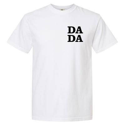 Da Da Dad Pocket Logo Fathers Day Garment-Dyed Heavyweight T-Shirt