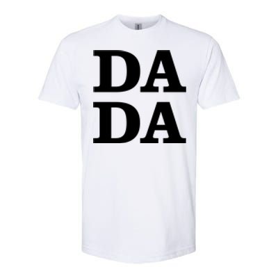 Da Da Dad Pocket Logo Fathers Day Softstyle CVC T-Shirt