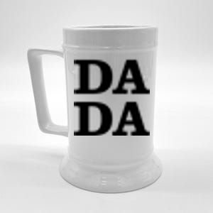 Da Da Dad Pocket Logo Fathers Day Beer Stein