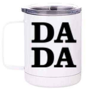 Da Da Dad Pocket Logo Fathers Day 12 oz Stainless Steel Tumbler Cup