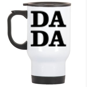 Da Da Dad Pocket Logo Fathers Day Stainless Steel Travel Mug