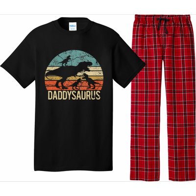 Daddy Dinosaur Daddysaurus 3 Three Xmas Christmas Gift Pajama Set