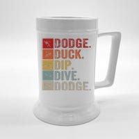 Duck Dip Dive I Ball Games I Funny Dodgeball Beer Stein