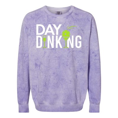 Day Dinking Drinking Pickleball Colorblast Crewneck Sweatshirt