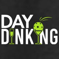 Day Dinking Drinking Pickleball 7 Panel Mesh Trucker Snapback Hat