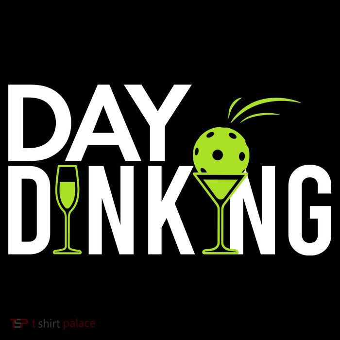 Day Dinking Drinking Pickleball Flexfit Unipanel Trucker Cap
