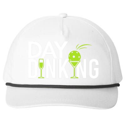 Day Dinking Drinking Pickleball Snapback Five-Panel Rope Hat