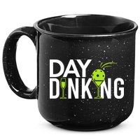 Day Dinking Drinking Pickleball 15oz Campfire Ceramic Mug
