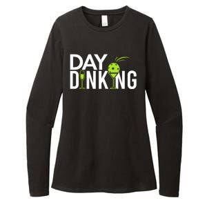 Day Dinking Drinking Pickleball Womens CVC Long Sleeve Shirt