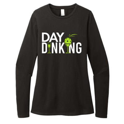 Day Dinking Drinking Pickleball Womens CVC Long Sleeve Shirt