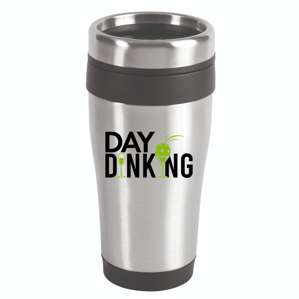 Day Dinking Drinking Pickleball 16oz Travel Tumbler