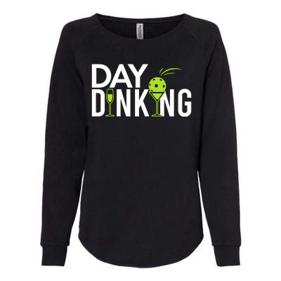 Day Dinking Drinking Pickleball Womens California Wash Sweatshirt