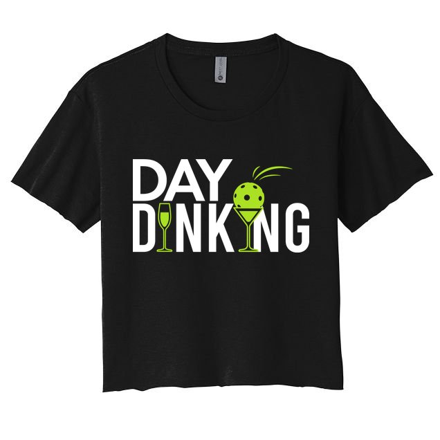Day Dinking Drinking Pickleball Crop Top