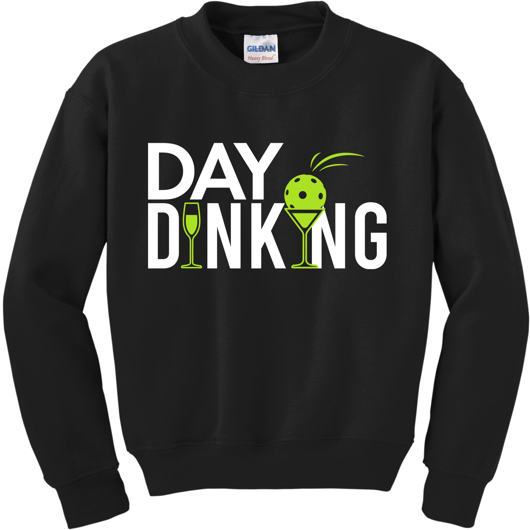 Day Dinking Drinking Pickleball Kids Sweatshirt