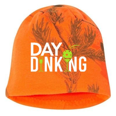 Day Dinking Drinking Pickleball Kati - Camo Knit Beanie