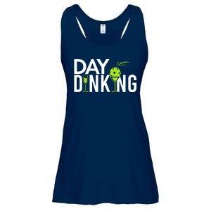 Day Dinking Drinking Pickleball Ladies Essential Flowy Tank