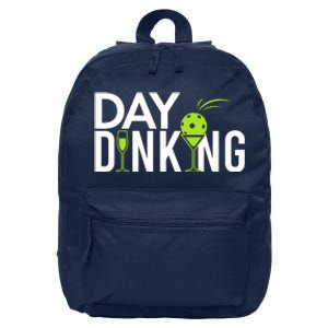 Day Dinking Drinking Pickleball 16 in Basic Backpack