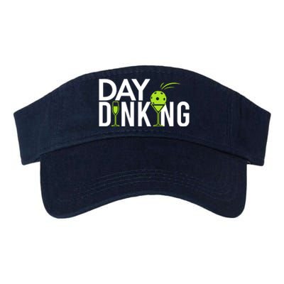 Day Dinking Drinking Pickleball Valucap Bio-Washed Visor