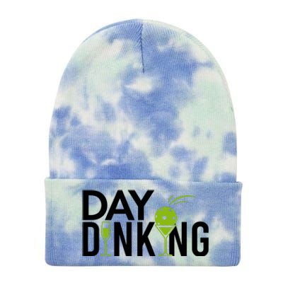 Day Dinking Drinking Pickleball Tie Dye 12in Knit Beanie