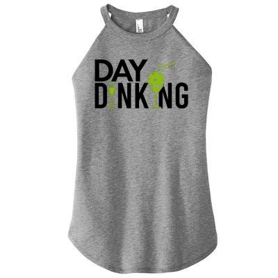 Day Dinking Drinking Pickleball Women's Perfect Tri Rocker Tank